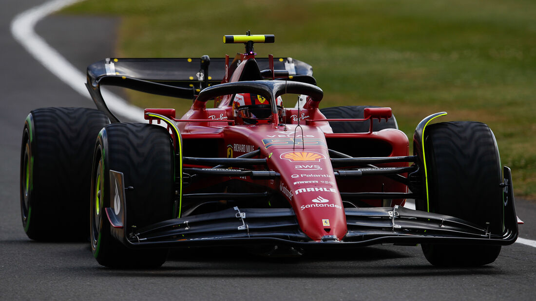 Carlos Sainz - Ferrari - Formel 1 - GP England - Silverstone - Freitag - 1.7.2022