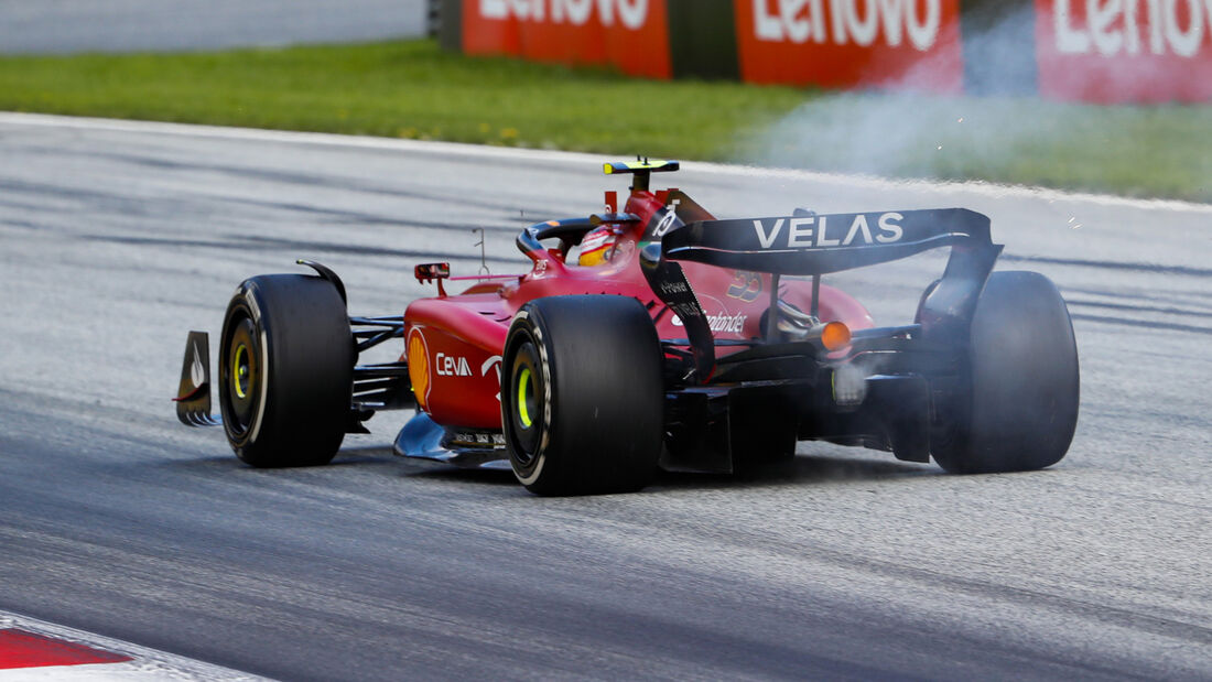 Carlos Sainz - Ferrari - Formel 1 - GP Österreich 2022 - Spielberg - Rennen