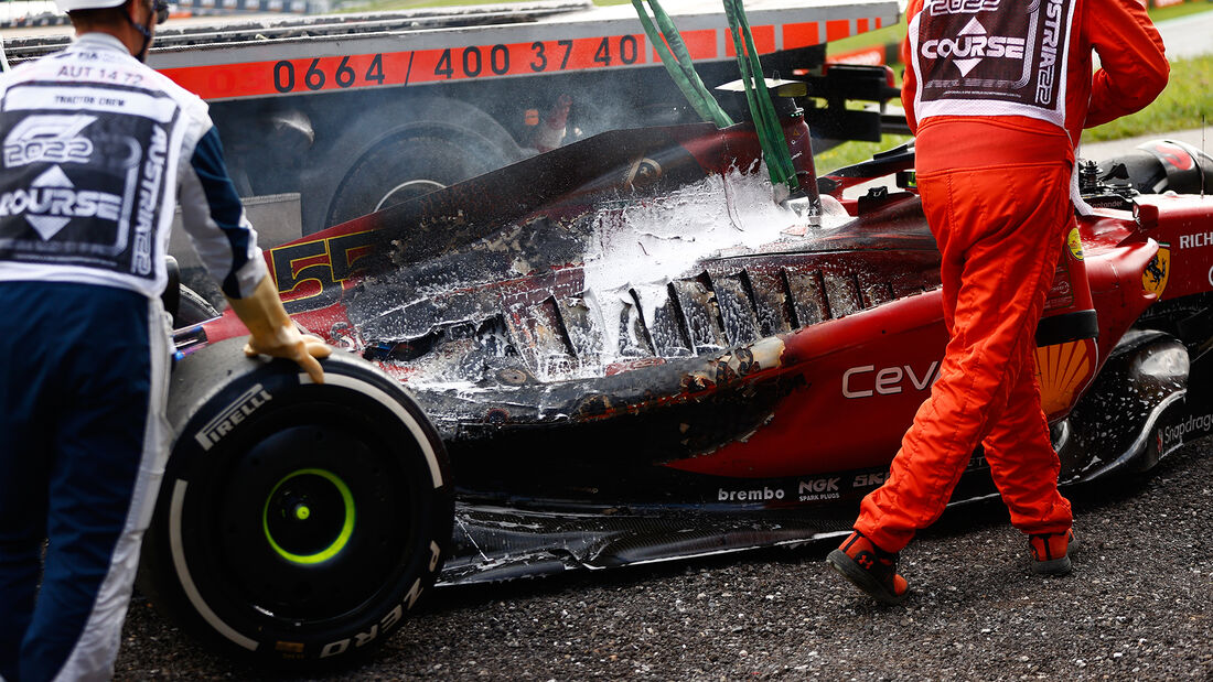 Carlos Sainz - Ferrari - Formel 1 - GP Österreich 2022 - Spielberg - Rennen