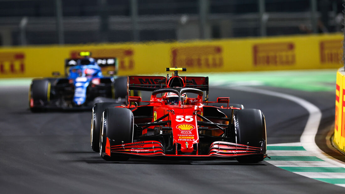 Carlos Sainz - Ferrari - Formel 1 - GP Saudi-Arabien - Jeddah - Freitag - 3.12.2021