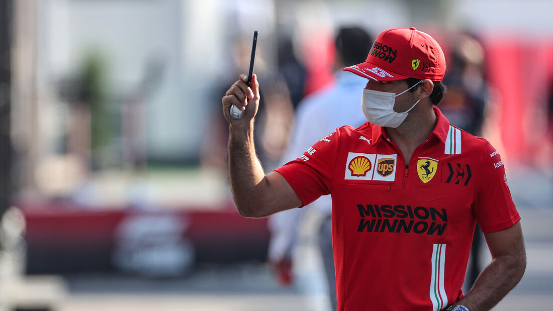 Carlos Sainz - Ferrari - Formel 1 - GP Spanien - 7. Mai 2020
