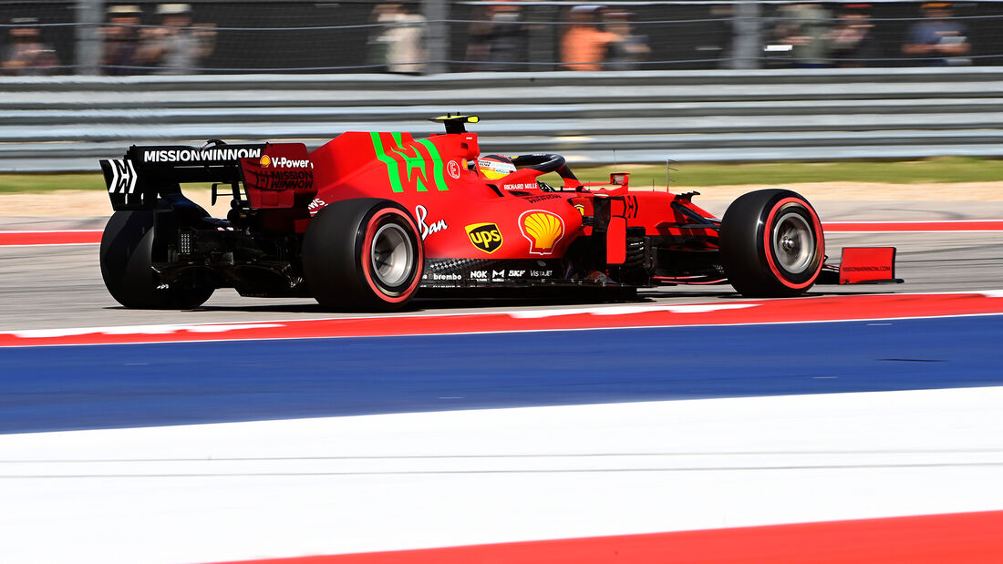 Carlos Sainz - Ferrari - Formel 1 - GP USA - Austin - Freitag - 22.10.2021
