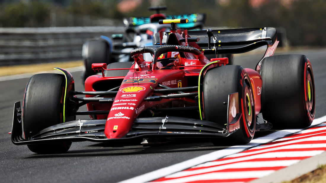 Carlos Sainz - Ferrari - Formel 1 - GP Ungarn - Budapest - 29. Juli 2022