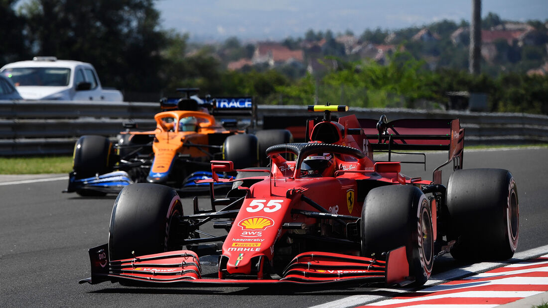 Carlos Sainz - Ferrari - Formel 1 - GP Ungarn - Budapest - Freitag - 30. Juli 2021