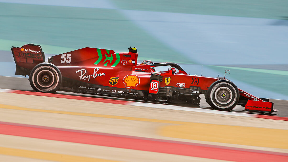 Carlos Sainz - Ferrari - Formel 1 - Test - Bahrain - 13. März 2021