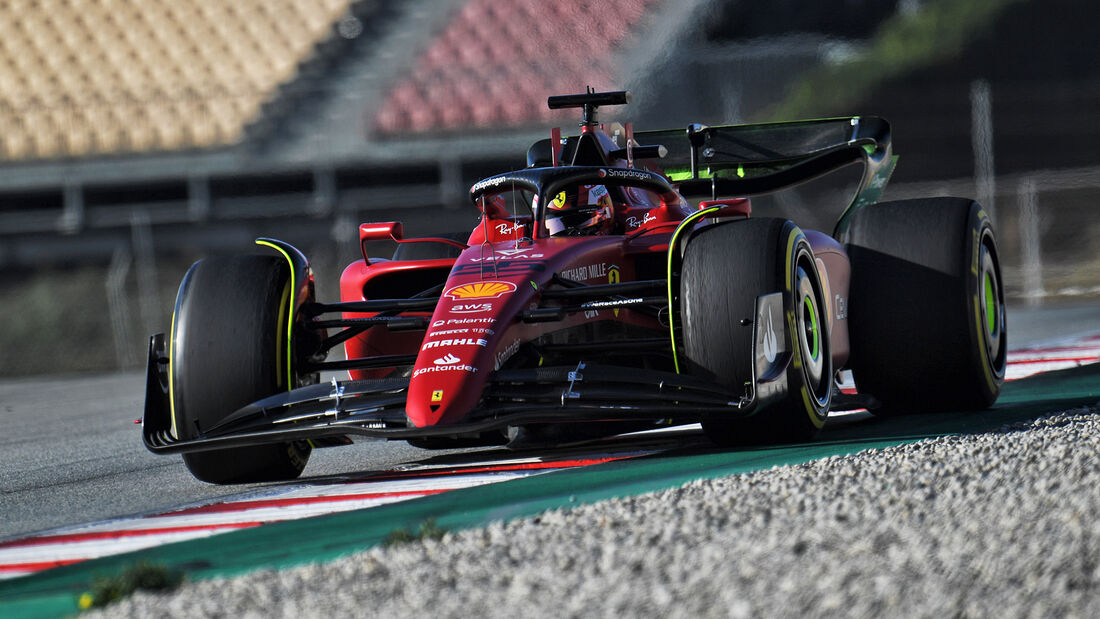 Carlos Sainz - Ferrari - Formel 1 - Test - Barcelona - 24. Februar 2022