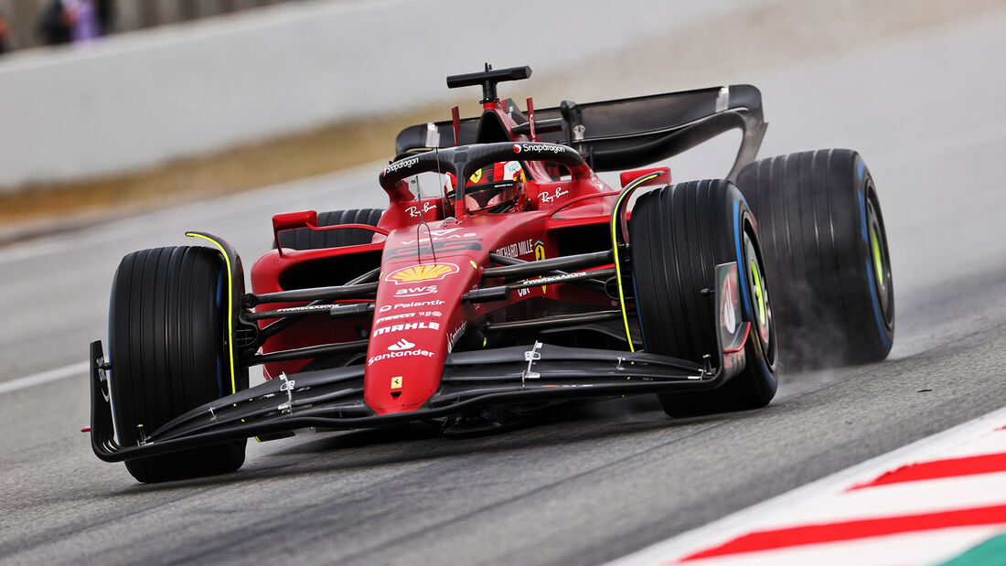 Carlos Sainz - Ferrari - Formel 1 - Test - Barcelona - 25. Februar 2022