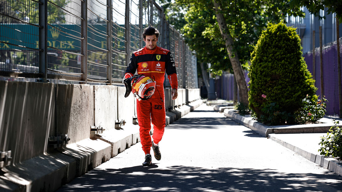 Carlos Sainz - Ferrari - GP Aserbaidschan 2022 - Baku - Rennen