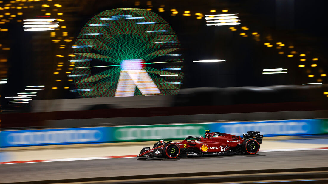 Carlos Sainz - Ferrari - GP Bahrain 2022 - Sakhir - Formel 1 - Qualifikation 