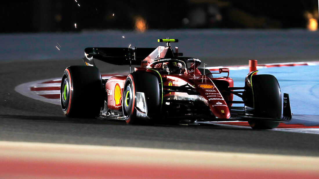 Carlos Sainz - Ferrari - GP Bahrain - Sakhir - Formel 1 - Freitag - 18.3.2022