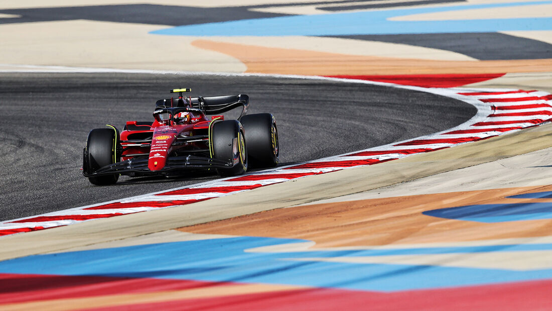 Carlos Sainz - Ferrari - GP Bahrain - Sakhir - Formel 1 - Freitag - 18.3.2022