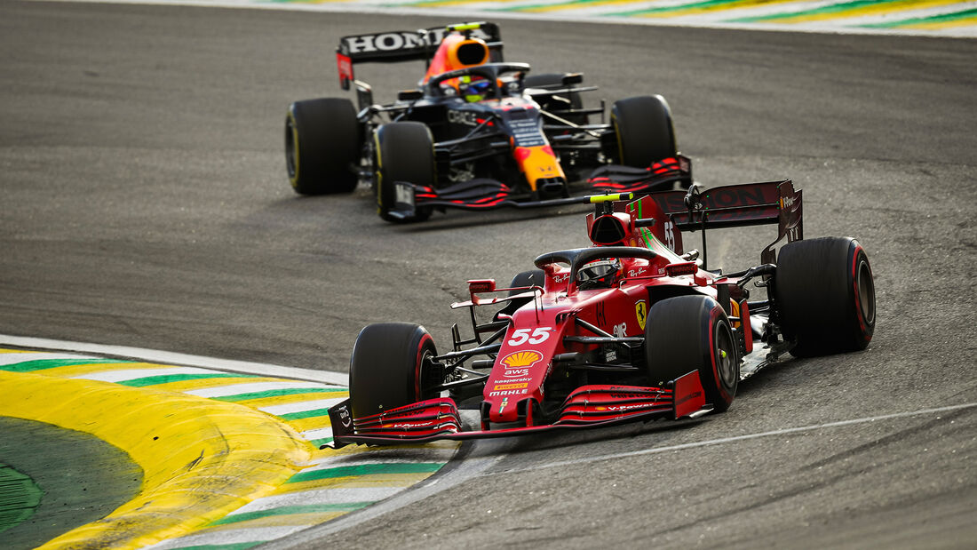 Carlos Sainz - Ferrari - GP Brasilien - Sprint - Samstag - 13.11.2021