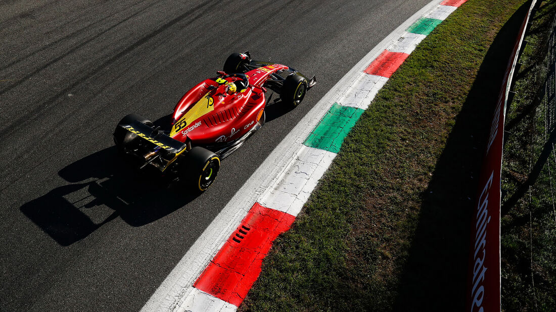Carlos Sainz - Ferrari - GP Italien 2022 - Monza - Rennen