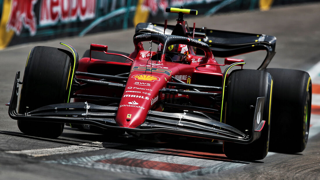 Carlos Sainz - Ferrari - GP Miami - USA - Formel 1 - Freitag - 6.5.2022