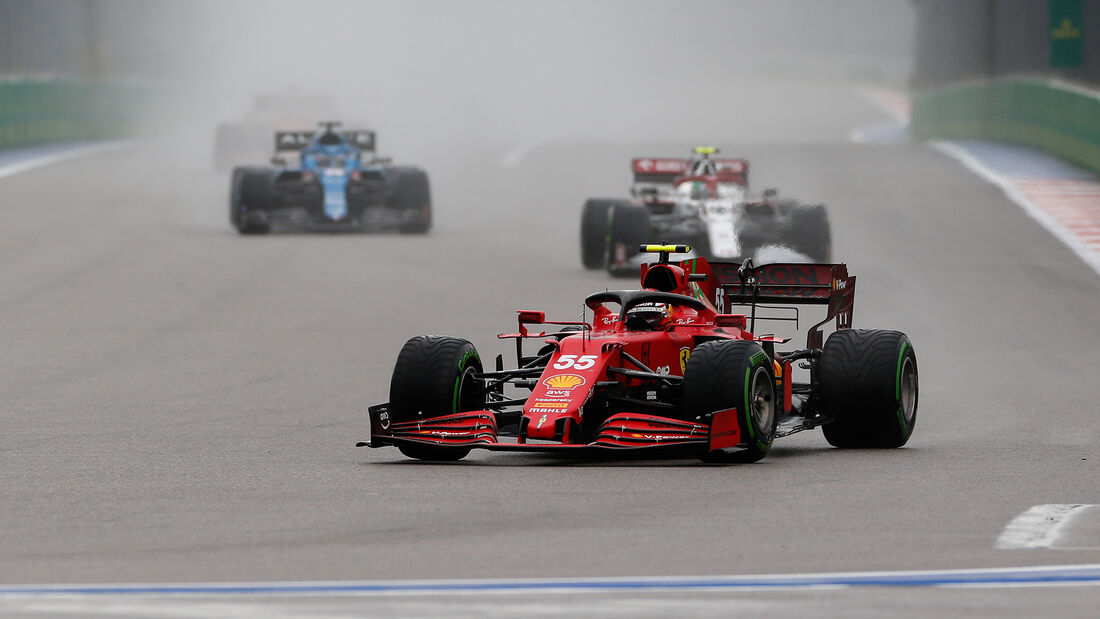 Carlos Sainz - Ferrari - GP Russland 2021 - Sotschi - Samstag 