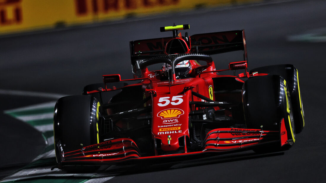 Carlos Sainz - Ferrari - GP Saudi-Arabien - Jeddah - Qualifikation - Samstag - 4.12.2021#