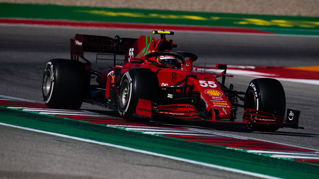 Carlos Sainz - Ferrari - GP USA 2021 - Austin - Rennen