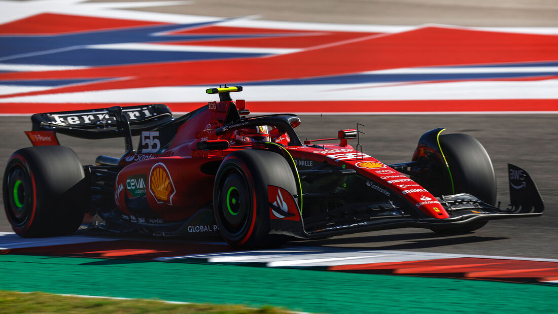 Carlos Sainz - Ferrari - GP USA - Austin - Formel 1 - Freitag - 20.10.2023