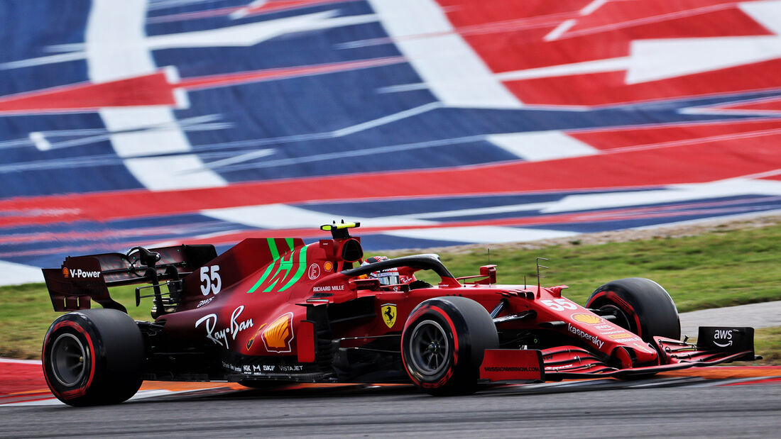Carlos Sainz - Ferrari - GP USA - Austin - Samstag - 23.10.2021