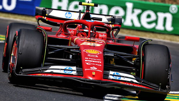 Carlos Sainz - Ferrari - GP Ungarn - Budapest - Formel 1 - 19. Juli 2024