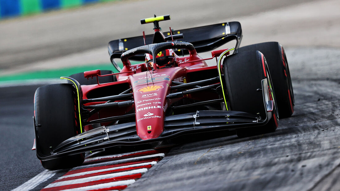 Carlos Sainz - Ferrari - GP Ungarn - Budapest - Formel 1 - 29.7.2022