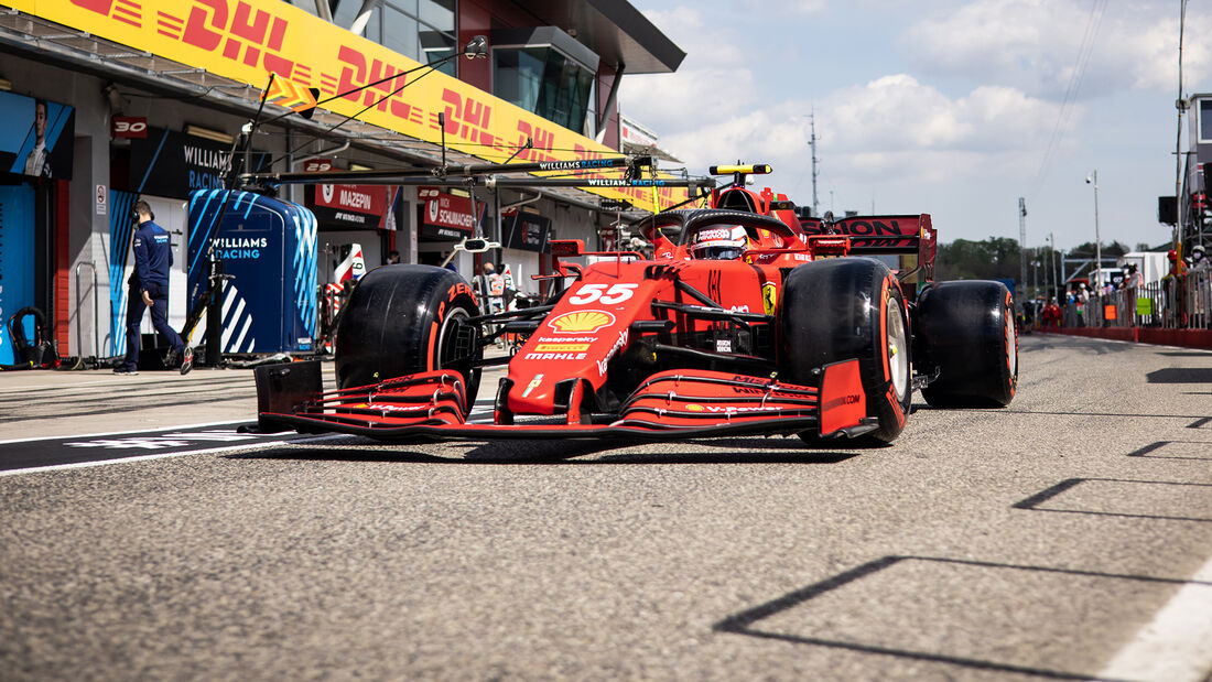 Carlos Sainz - Ferrari - Imola - Formel 1 - GP Emilia Romagna - 17. April 2021