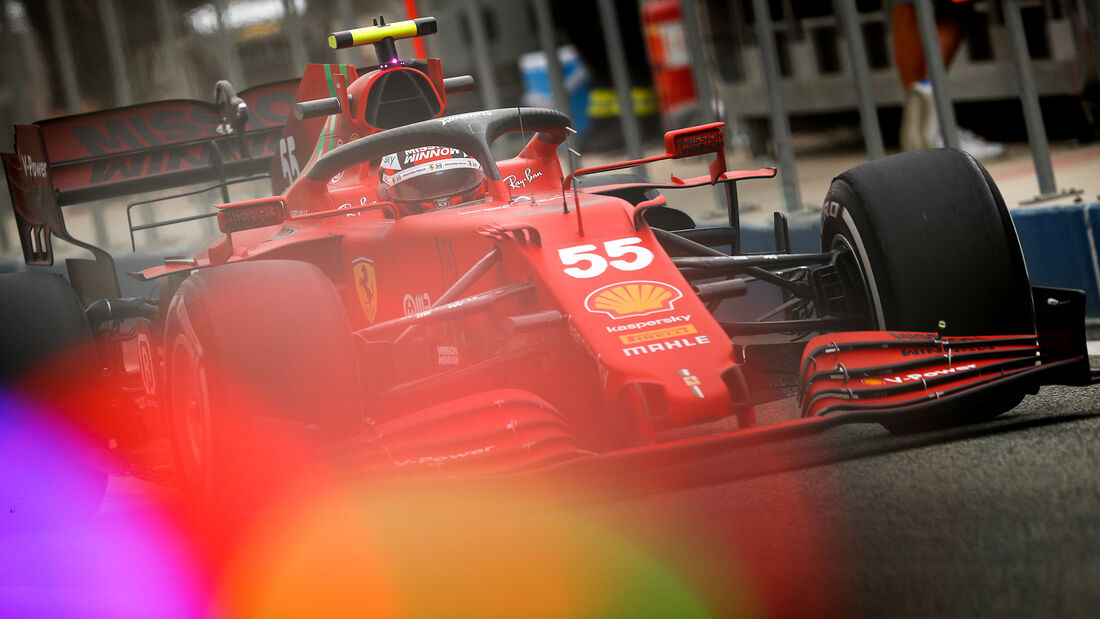Carlos Sainz - Ferrari - Test - Formel 1 - Bahrain - 12. März 2021