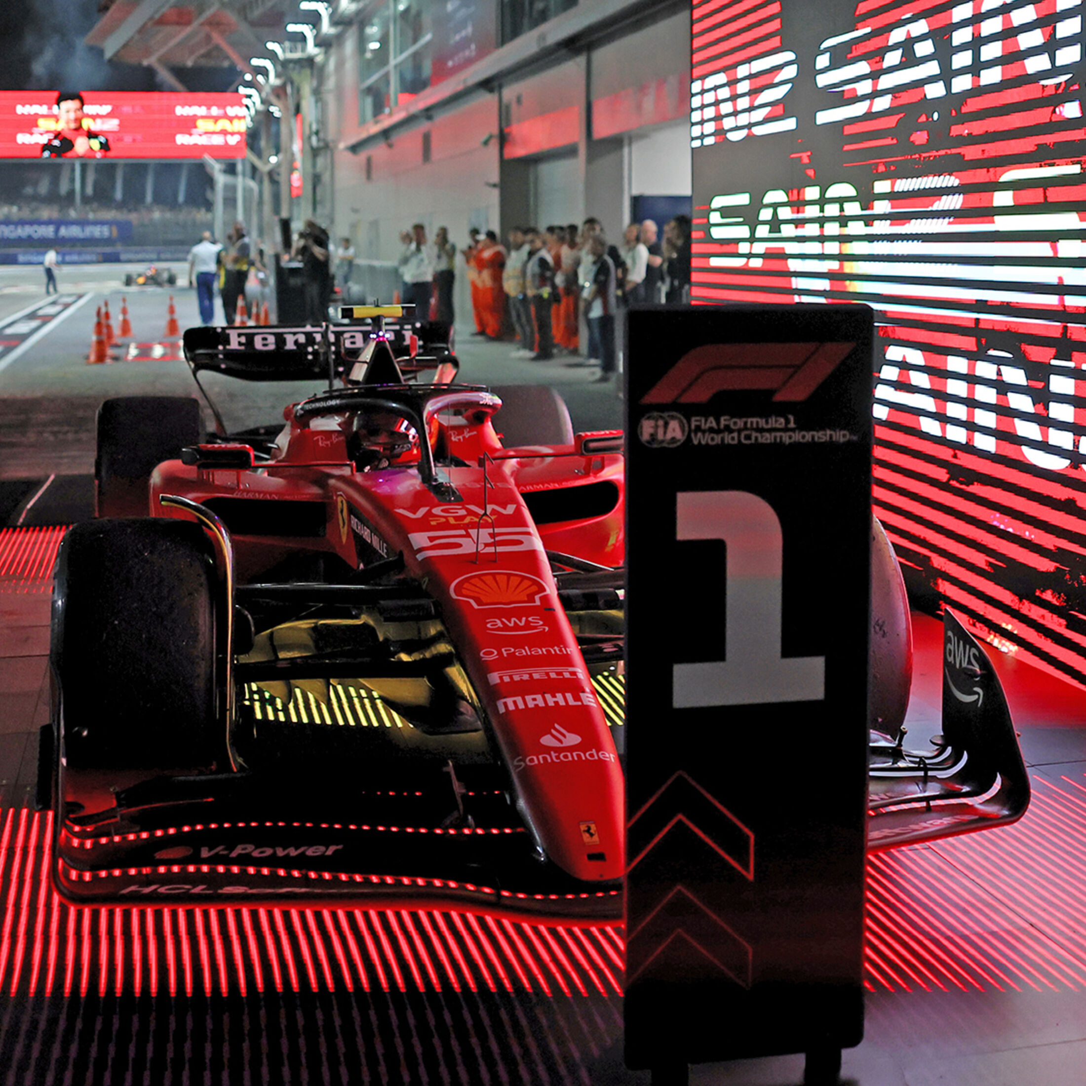 Sieg in Singapur Ferrari erlöst die Formel 1 AUTO MOTOR UND SPORT