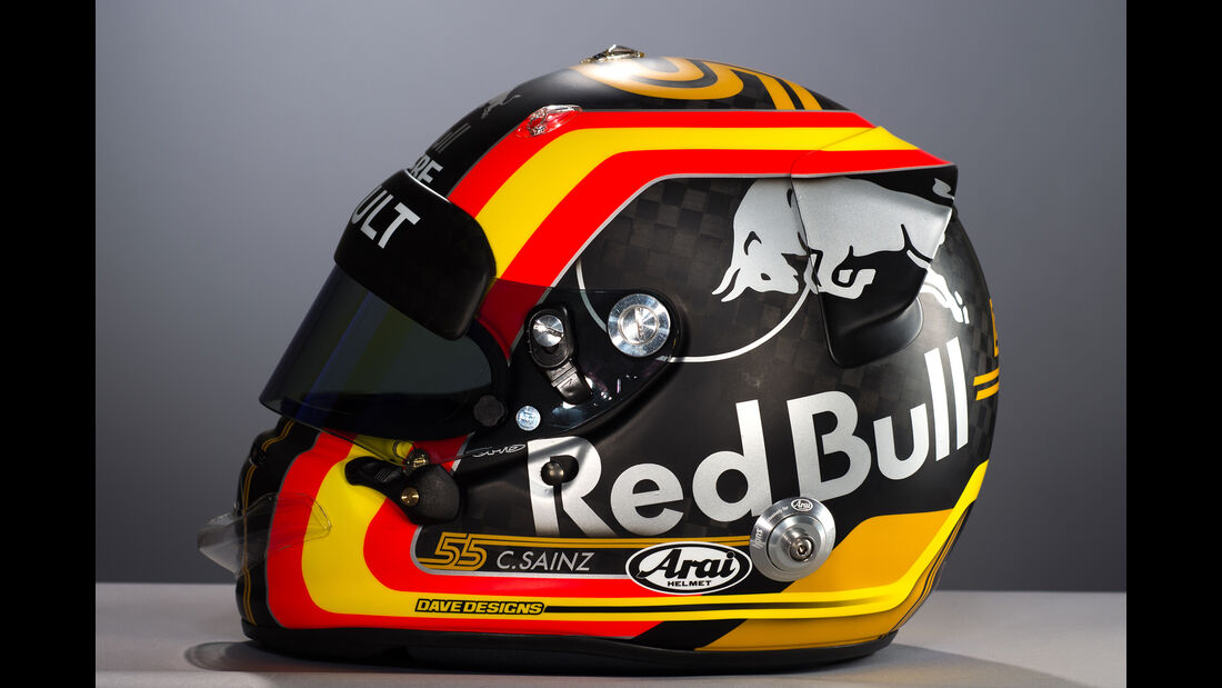 Carlos Sainz - Helm - Formel 1 - 2017