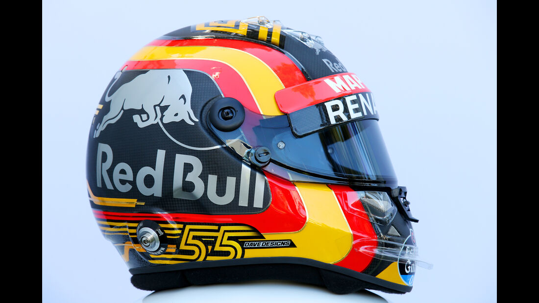 Carlos Sainz - Helm - Formel 1 - 2018