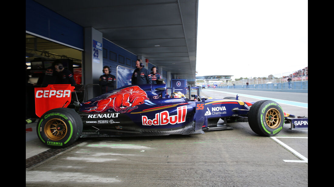 Carlos Sainz Jr. - Toro Rosso - Formel 1-Test - Jerez - 3. Februar 2015