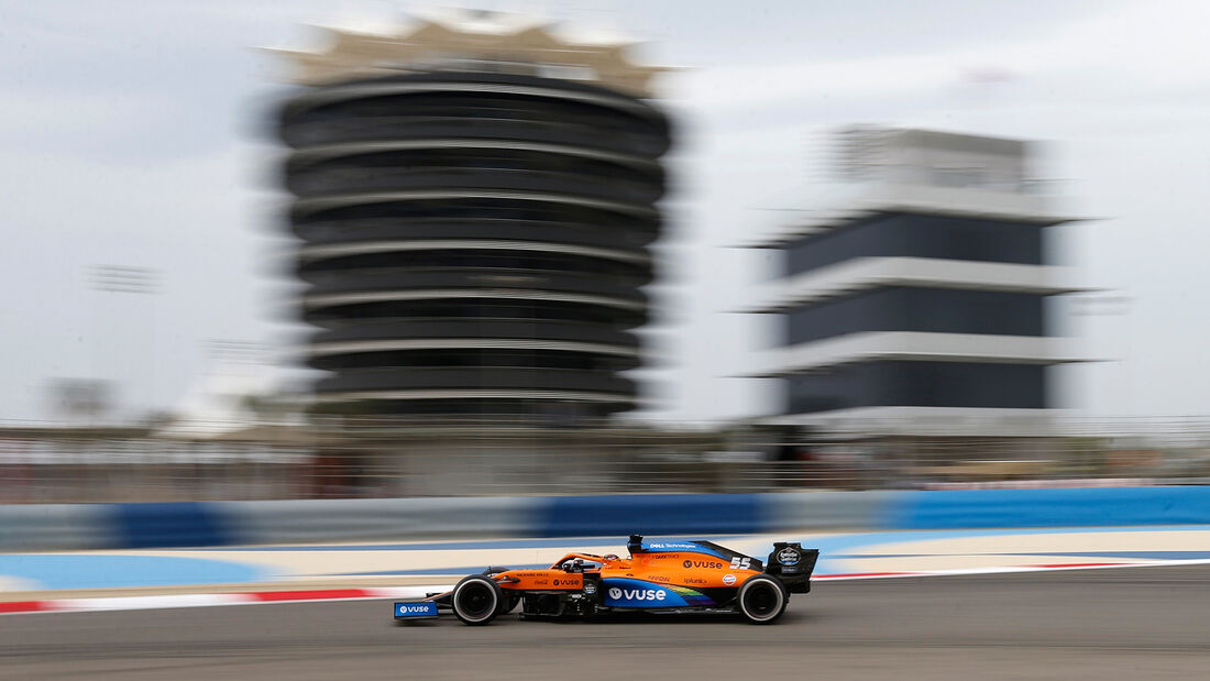 Carlos Sainz - McLaren - Formel 1 - GP Bahrain- Sakhir - Freitag - 27.11.2020