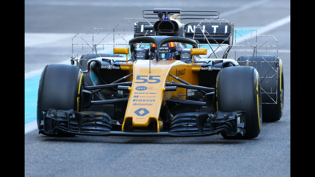 Carlos Sainz - Renault - Formel 1 - Abu Dhabi - Test 2 - 29. November 2017