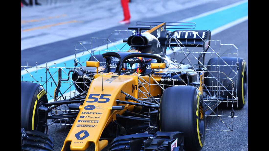 Carlos Sainz - Renault - Formel 1 - Abu Dhabi - Test 2 - 29. November 2017