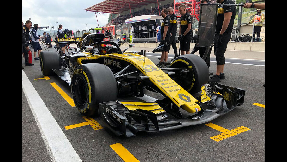 Carlos Sainz - Renault - GP Belgien - Spa-Francorchamps - 24. August 2018