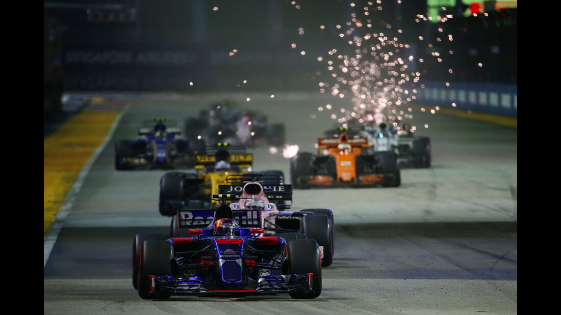 Carlos Sainz - Toro Rosso - GP Singapur 2017 - Rennen