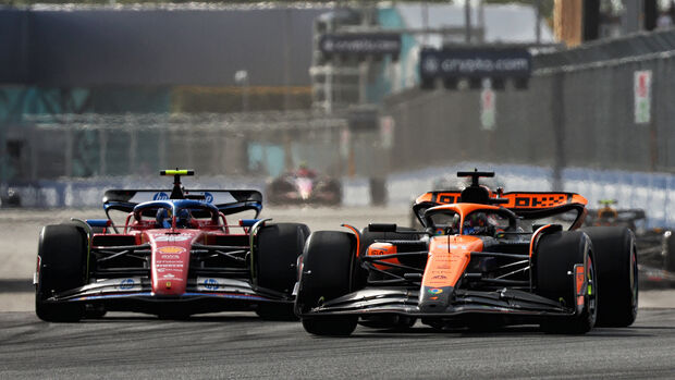 Carlos Sainz vs. Oscar Piastri - Formel 1 - GP Miami 2024