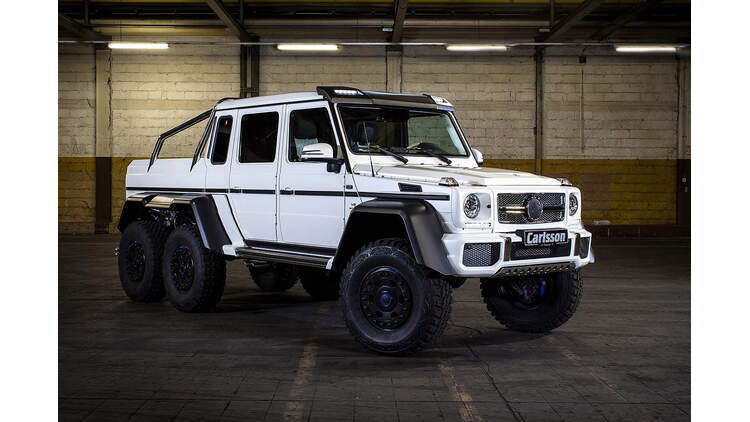 Carlsson Mercedes G63 Amg 6x6 Mehr Power Fur Das Wusten Schiff Auto Motor Und Sport