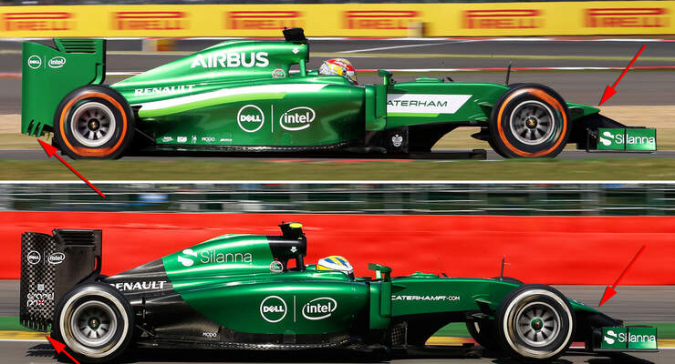 Caterham - Formel 1 - Technik - GP Belgien 2014