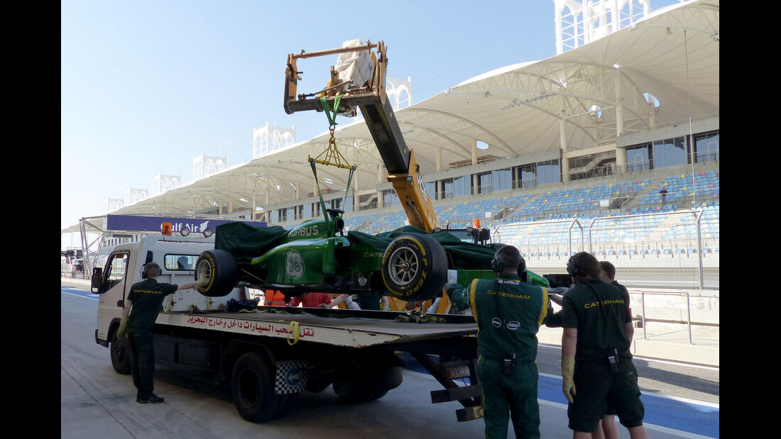 Caterham - Formel 1 - Test - Bahrain - 22. Februar 2014
