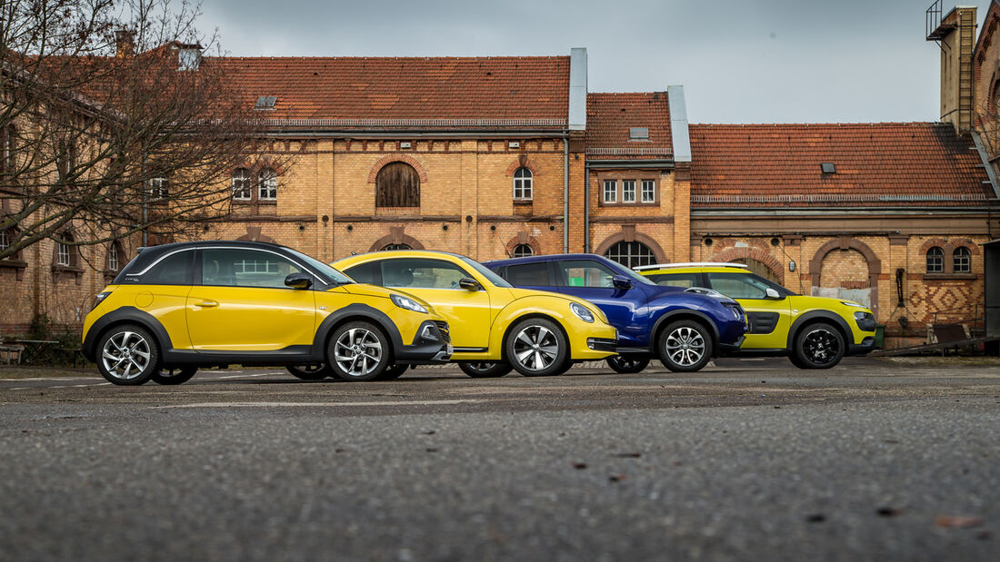 Charakter-Autos, Gruppenbild