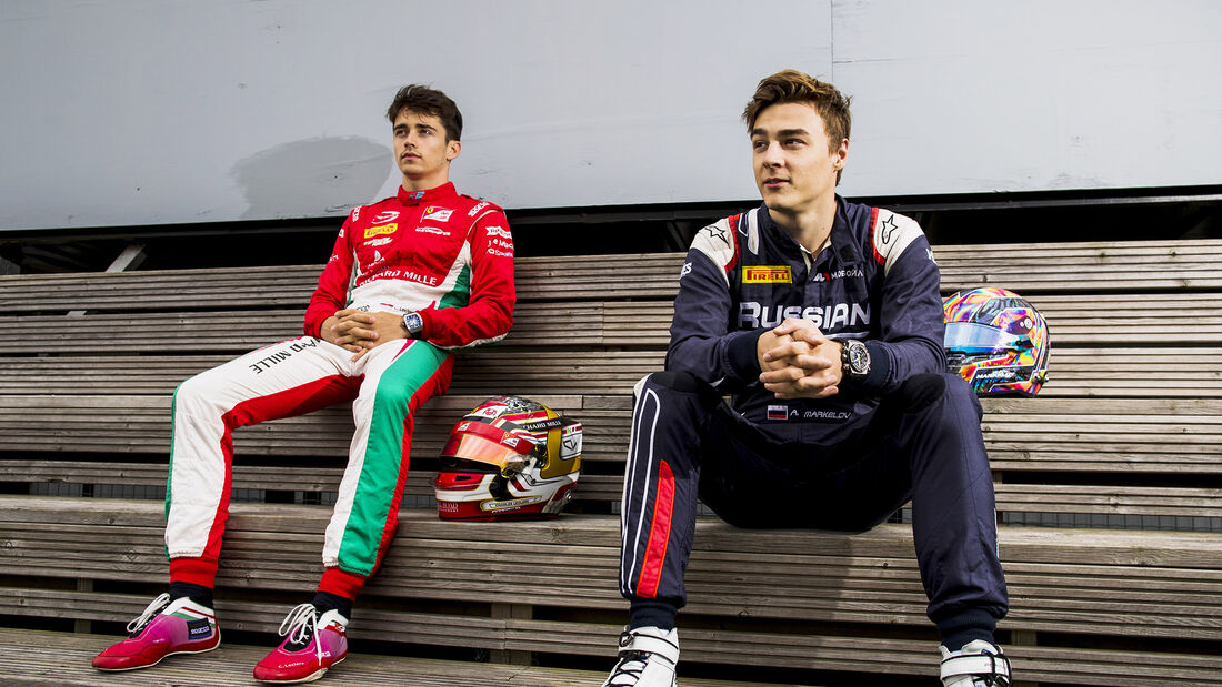 Charles Leclerc & Artem Markelov - Formel 2 - 2017