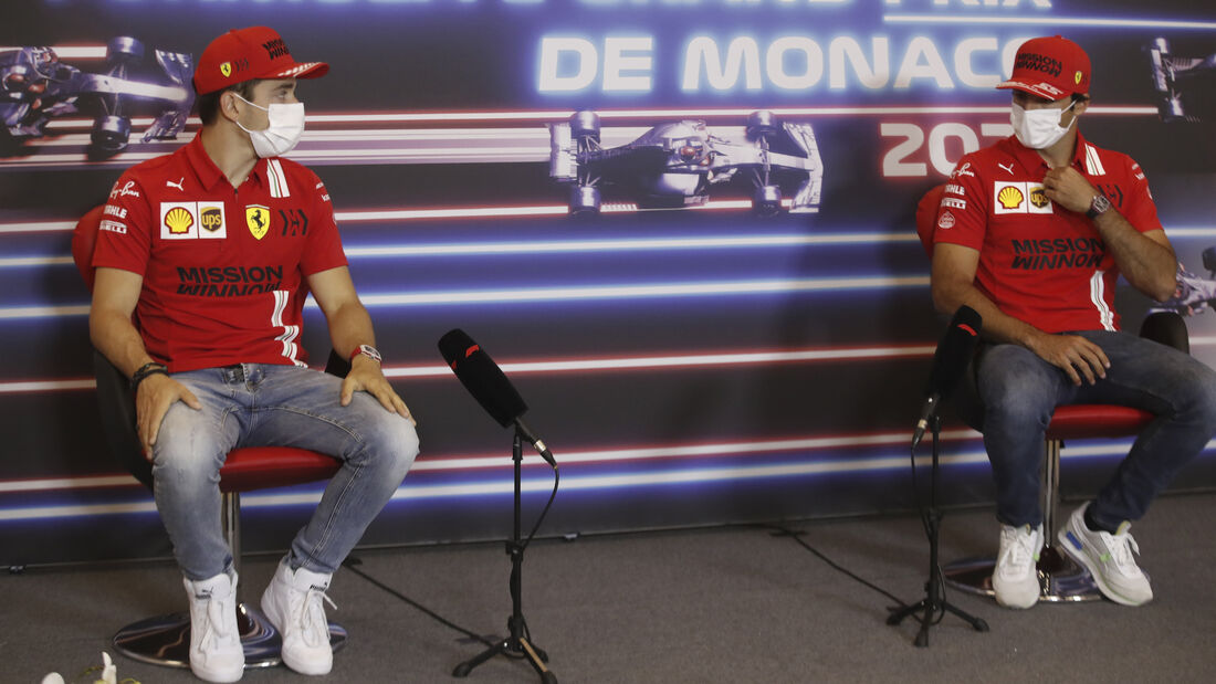 Charles Leclerc - Carlos Sainz - Ferrari - Formel 1 - GP Monaco - 19. Mai 2021