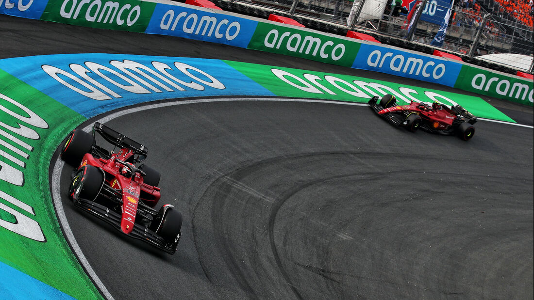 Charles Leclerc - Carlos Sainz - Ferrari - Formel 1 - GP Niederlande - 4. September 2022