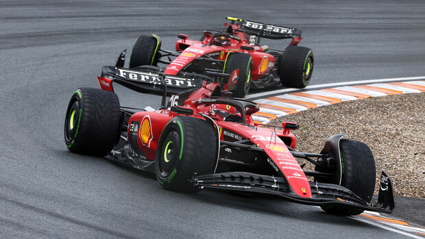 Charles Leclerc - Carlos Sainz - Ferrari - GP Niederlande 2023 - Formel 1 - Rennen - 27. August 2023
