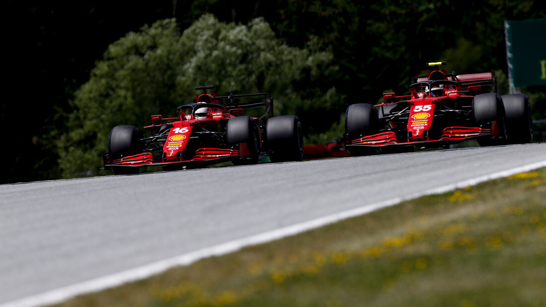 Charles Leclerc - Carlos Sainz - Ferrari - GP Österreich 2021 - Spielberg - Qualifikation