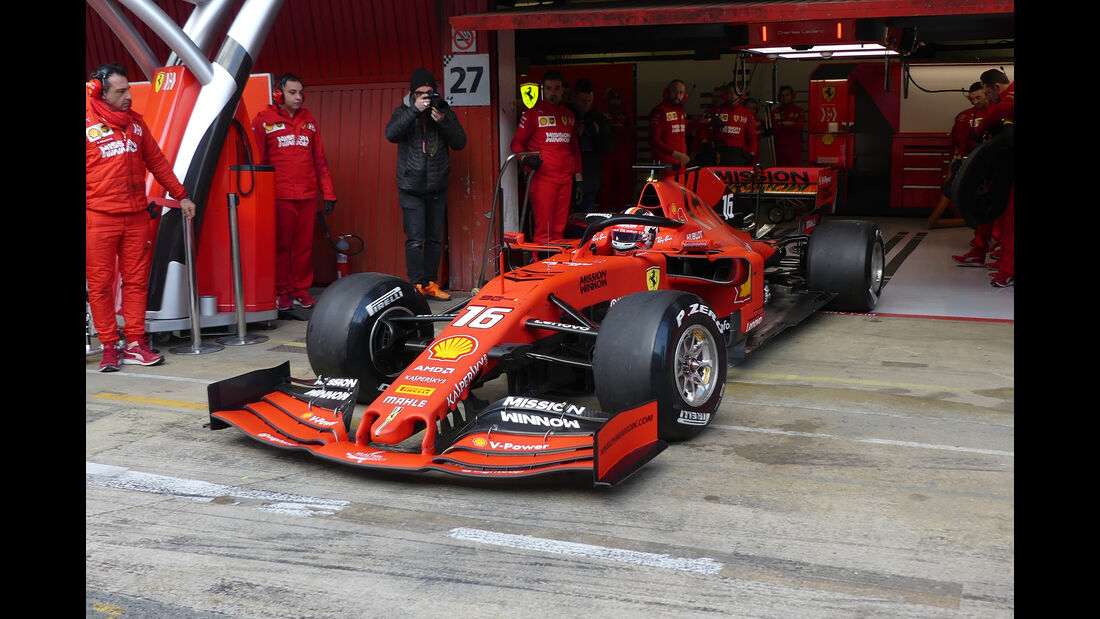 Charles Leclerc  - Ferrari - Barcelona - F1-Test - 19. Februar 2019