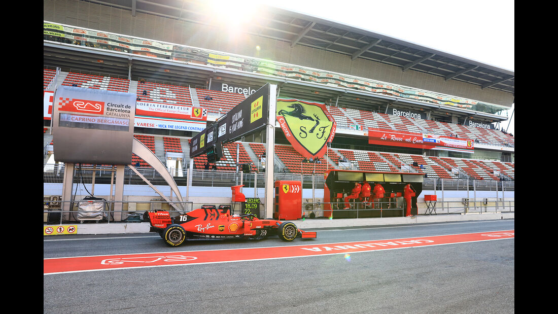 Charles Leclerc - Ferrari - Barcelona - F1-Test - 27. Februar 2019