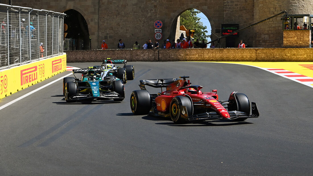Charles Leclerc - Ferrari - Formel 1 - GP Aserbaidschan - Baku - 10. Juni 2022