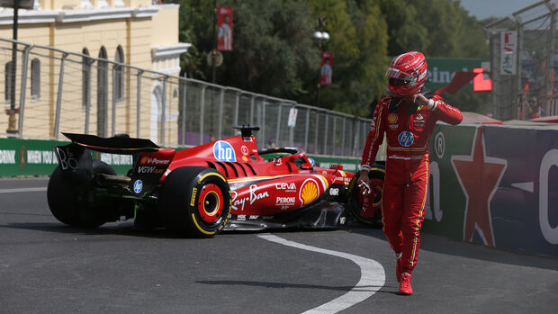 Charles Leclerc - Ferrari - Formel 1 - GP Aserbaidschan - Baku - 13. September 2024